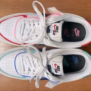 Womens Nike Air Force 1 shadow white